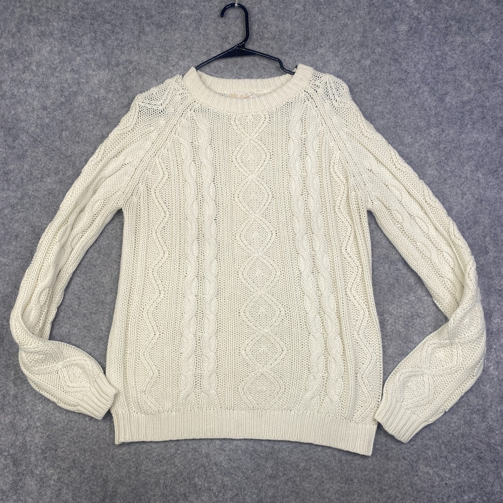 Kings Road Sweater Mens M Vintage Sears Chunky Cable Fisherman Pullover Knit
